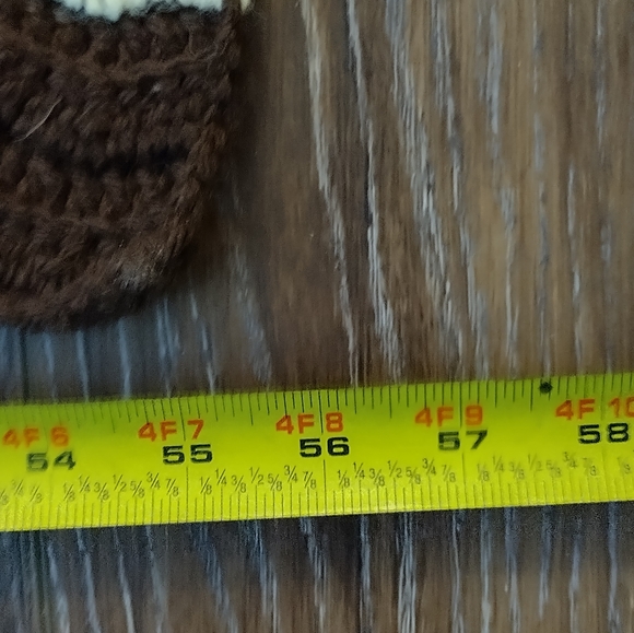 Vintage Afghan Chevron  Zig Zag Retro Pattern Hand Crocheted Throw Blanket - Picture 12 of 15